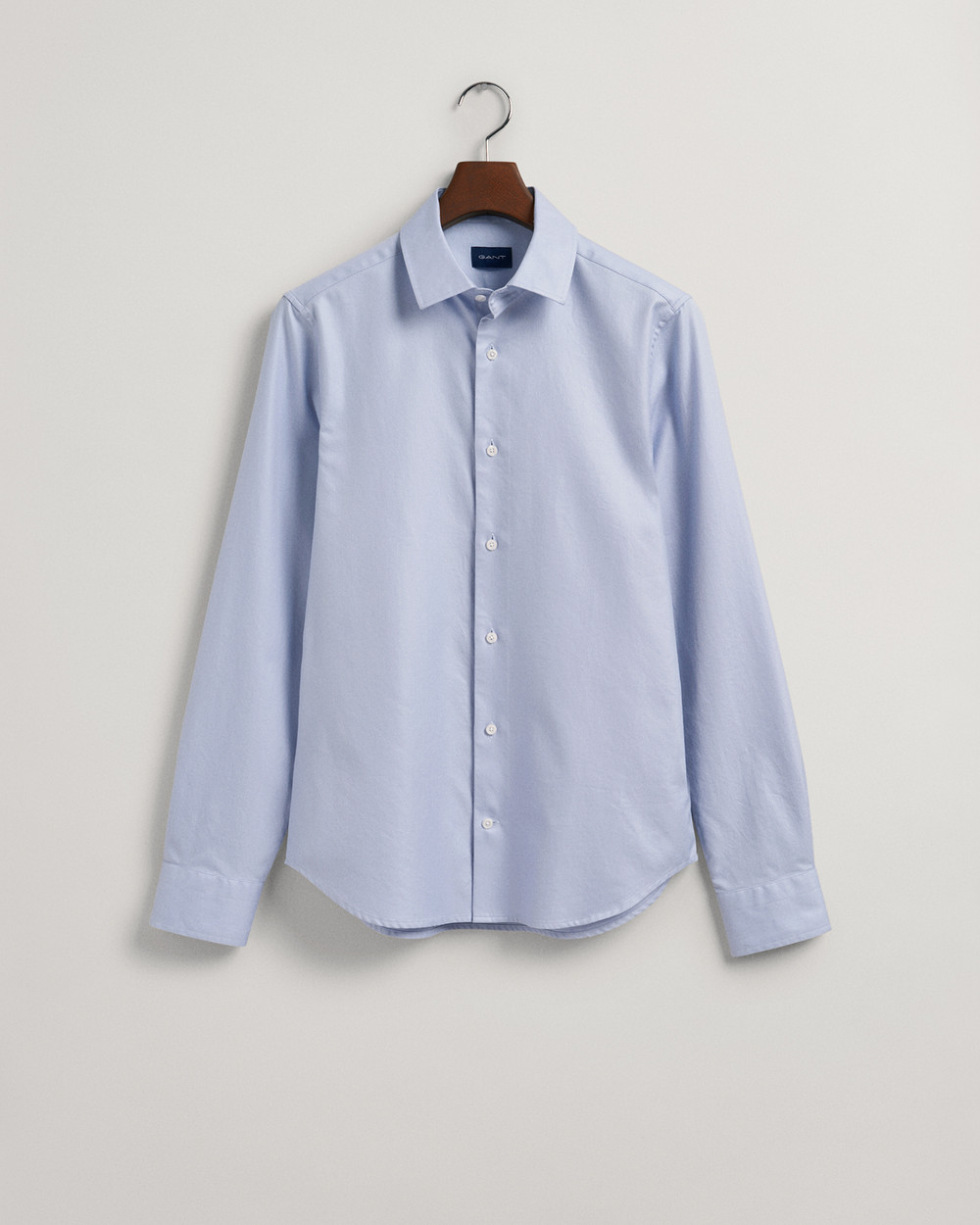 Slim Fit Solid Twill Shirt