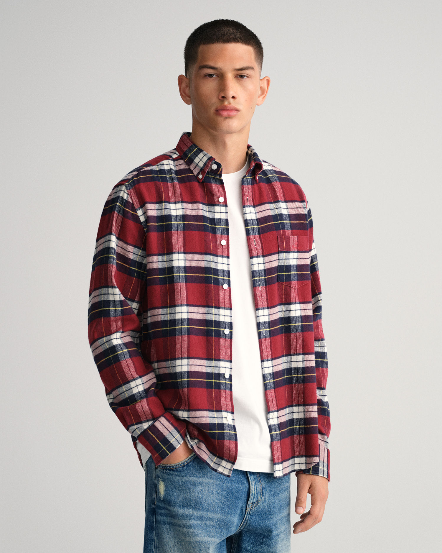 Regular Fit Flannel Check Shirt