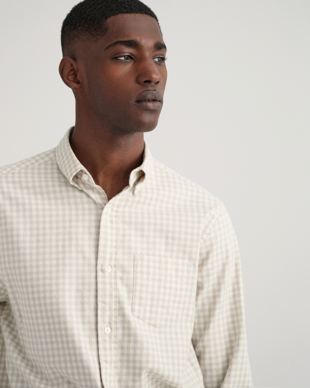 Regular Fit Jaspe Gingham Shirt