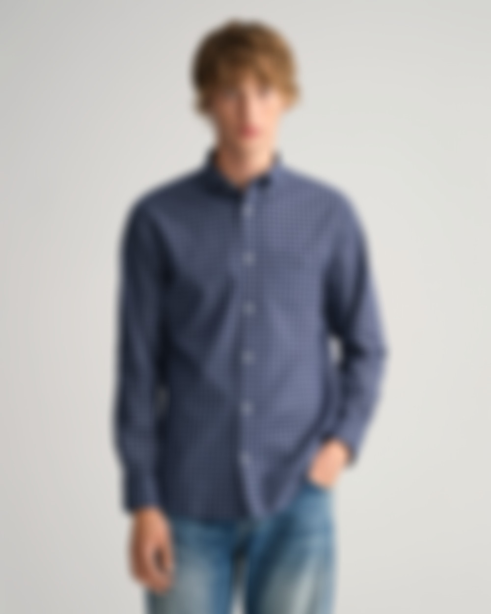 Regular Fit Jaspe Gingham Shirt