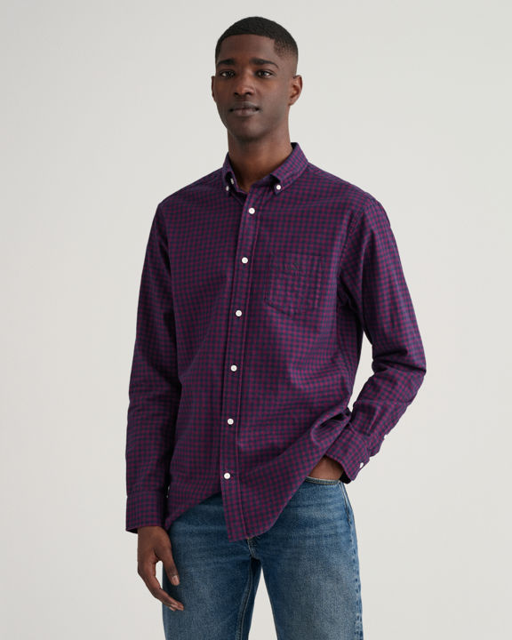 Regular Fit Jaspe Gingham Shirt