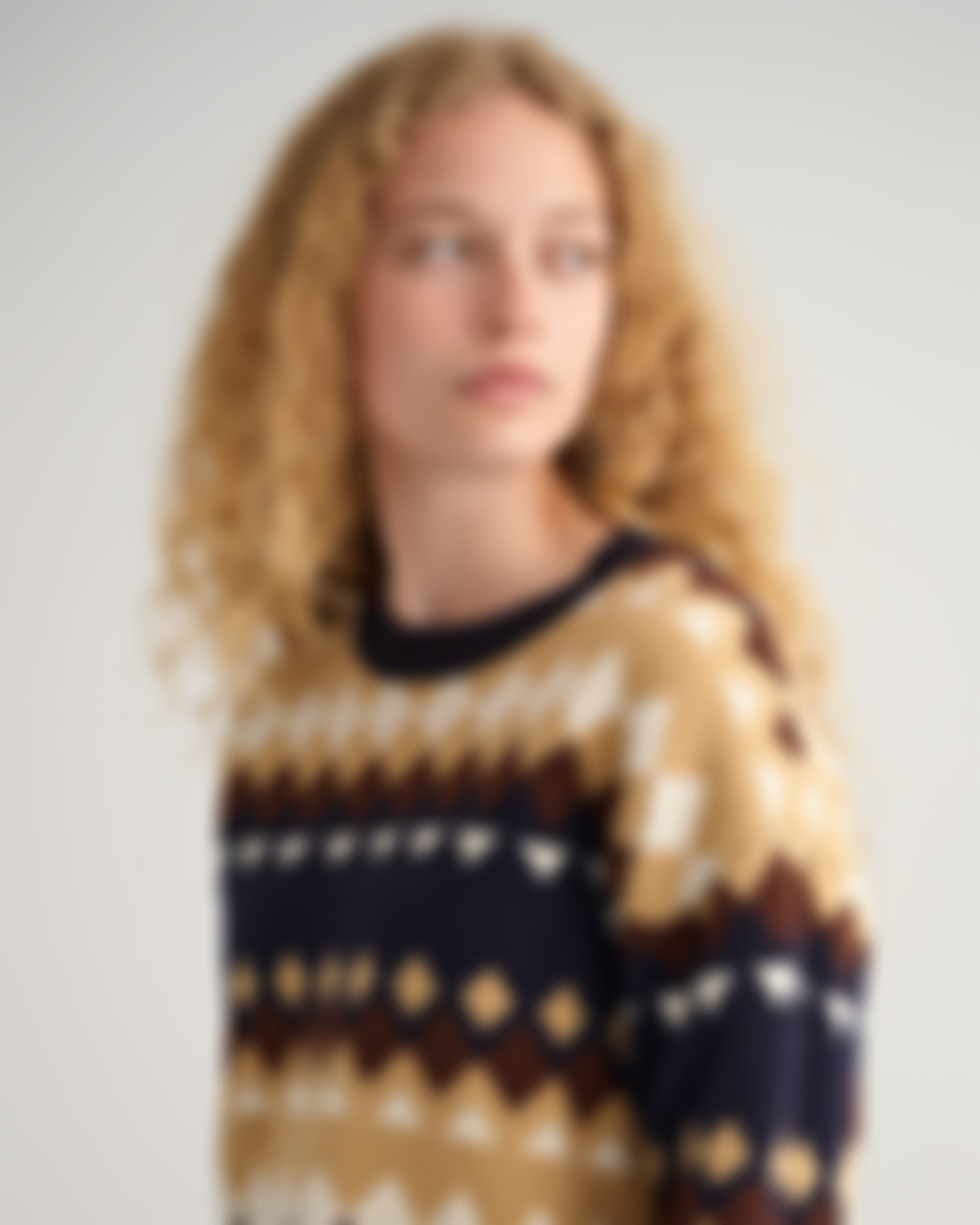 Fairisle Crew Neck Sweater