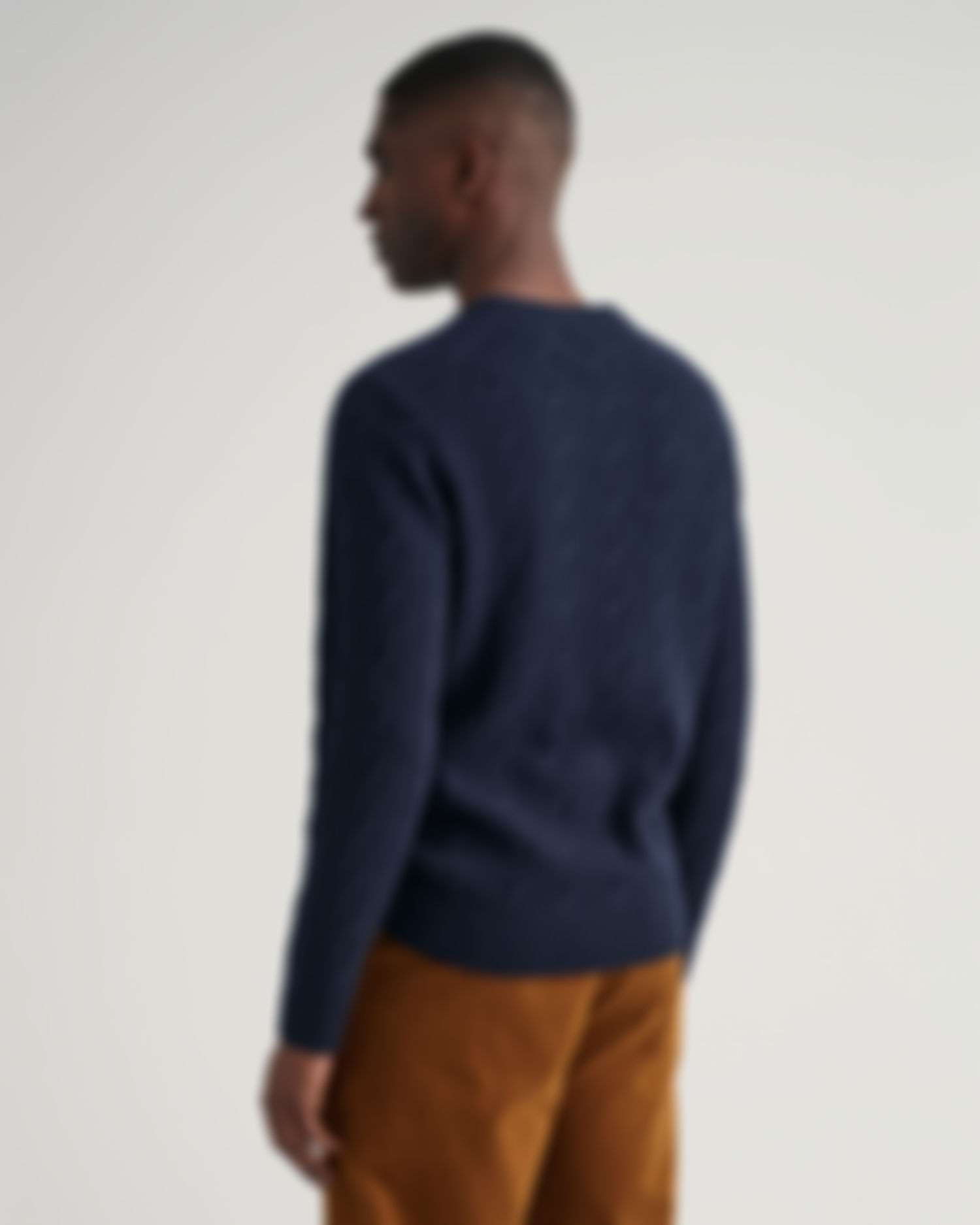 Lambswool Cable Crew Neck Sweater