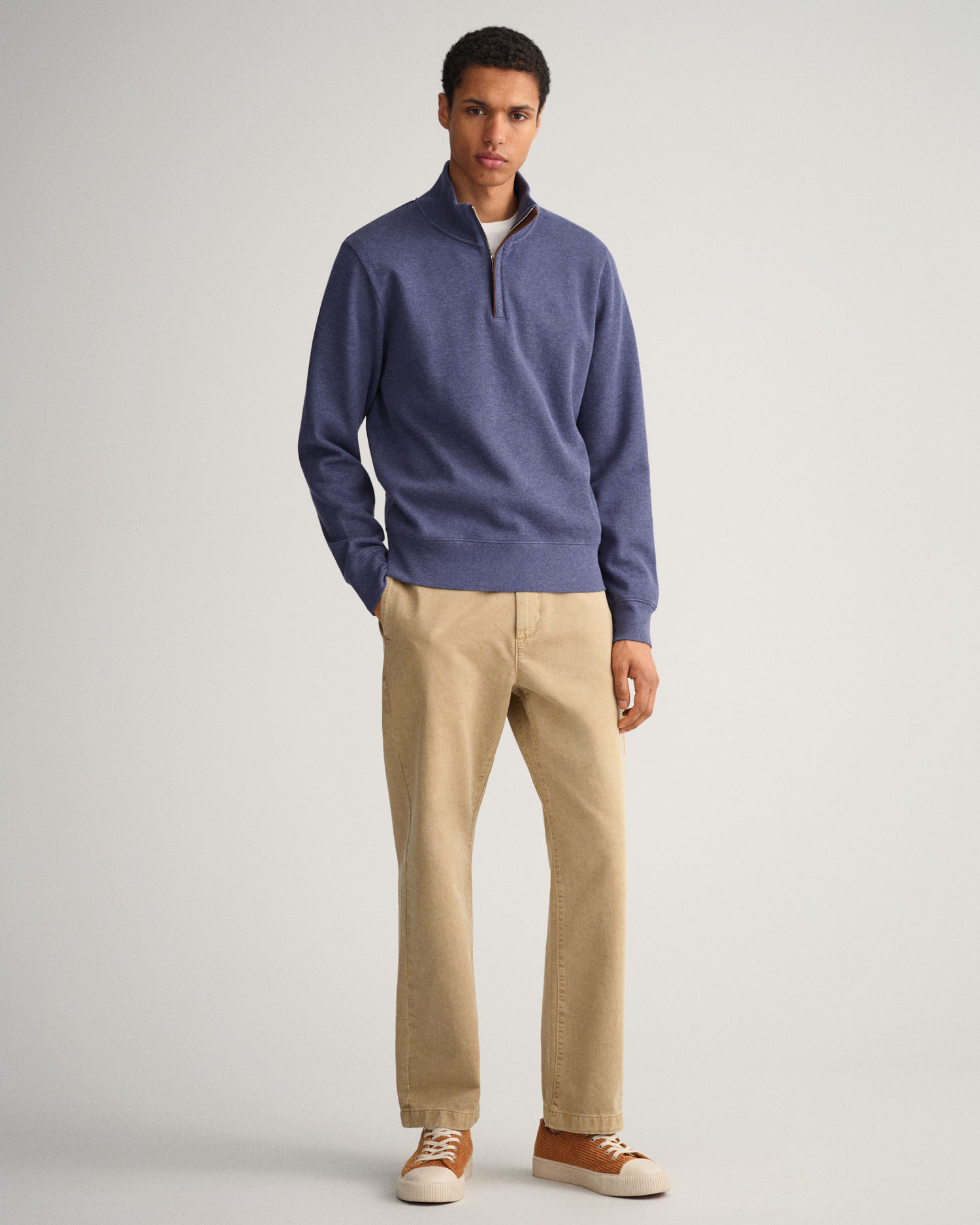 Sacker Rib Half-Zip Sweatshirt