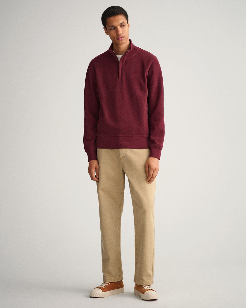 Sacker Rib Half-Zip Sweatshirt