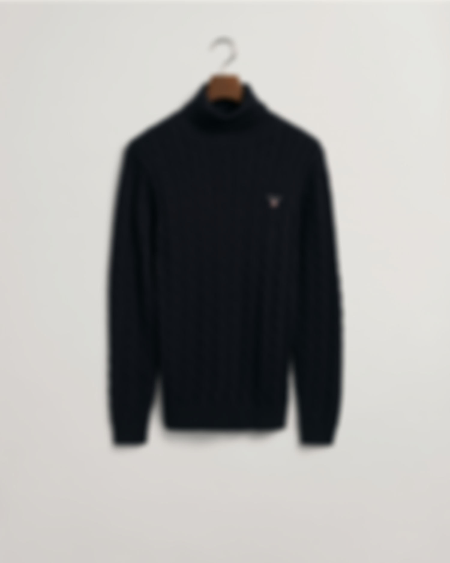 Cotton Cable Turtleneck Sweater