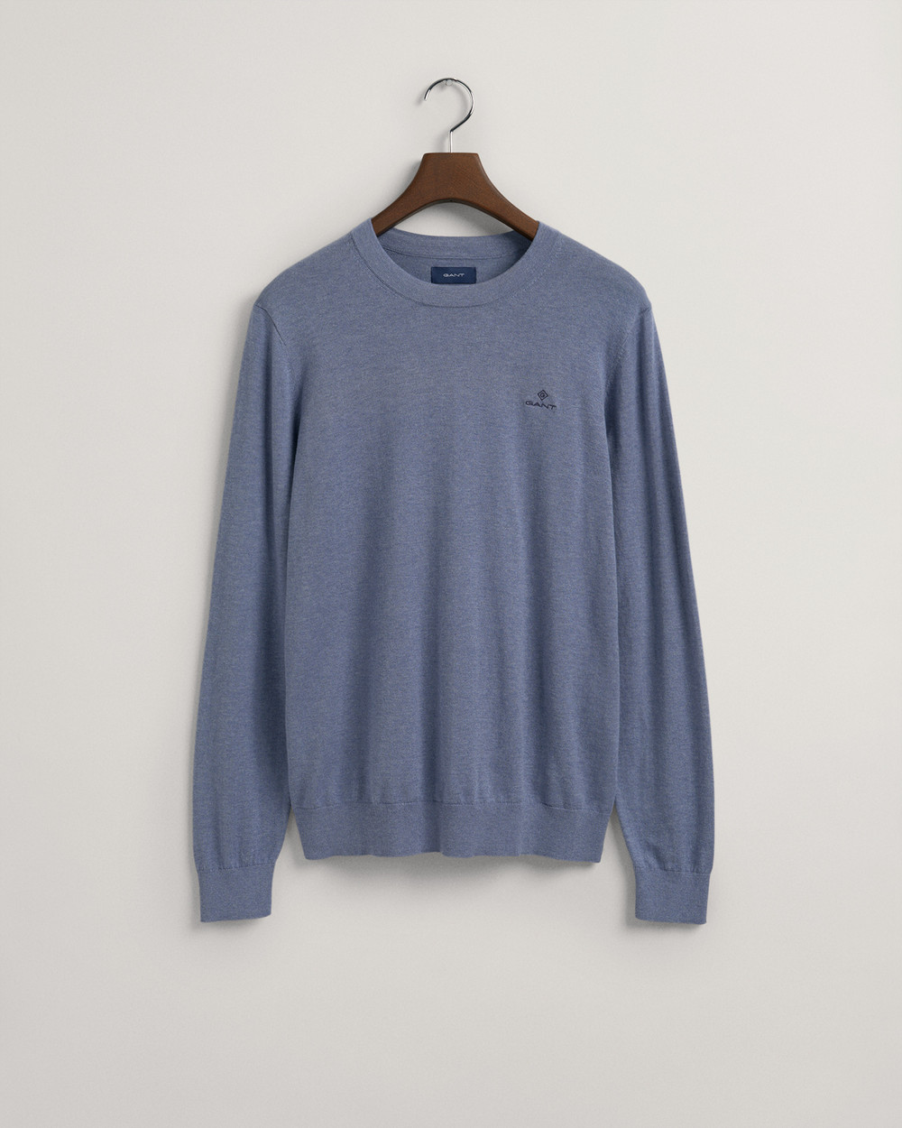 Cotton Cashmere Crew Neck Sweater