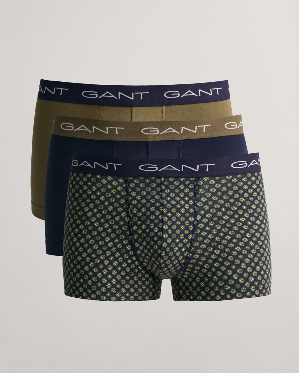 3-Pack Foulard Print Trunks