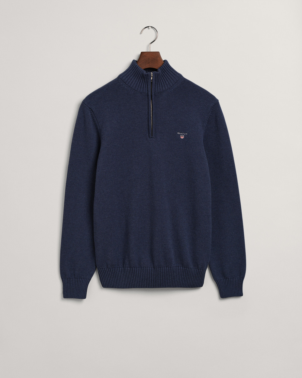 Bomullsgenser med Half-zip