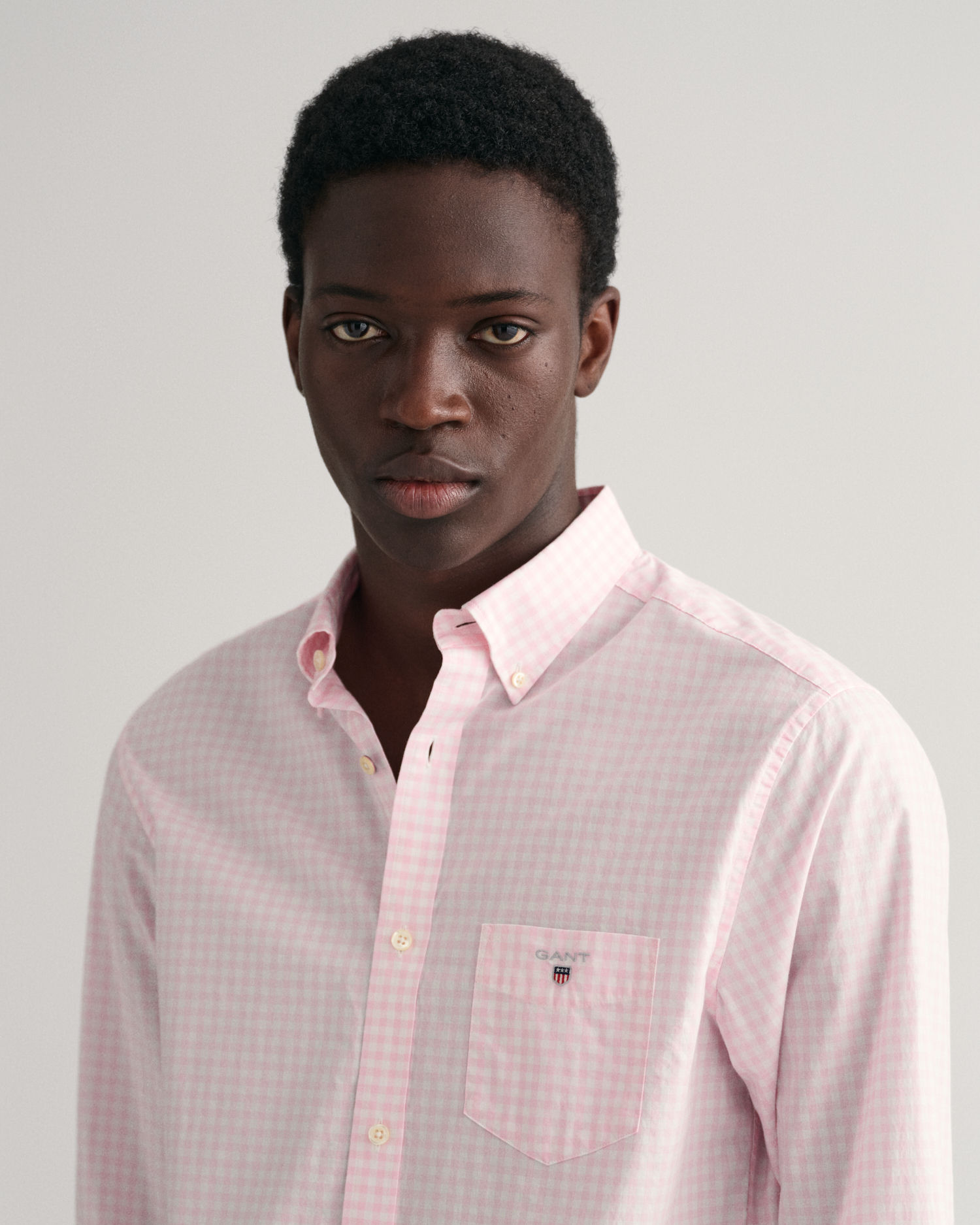 Regular Fit Gingham Broadcloth Shirt