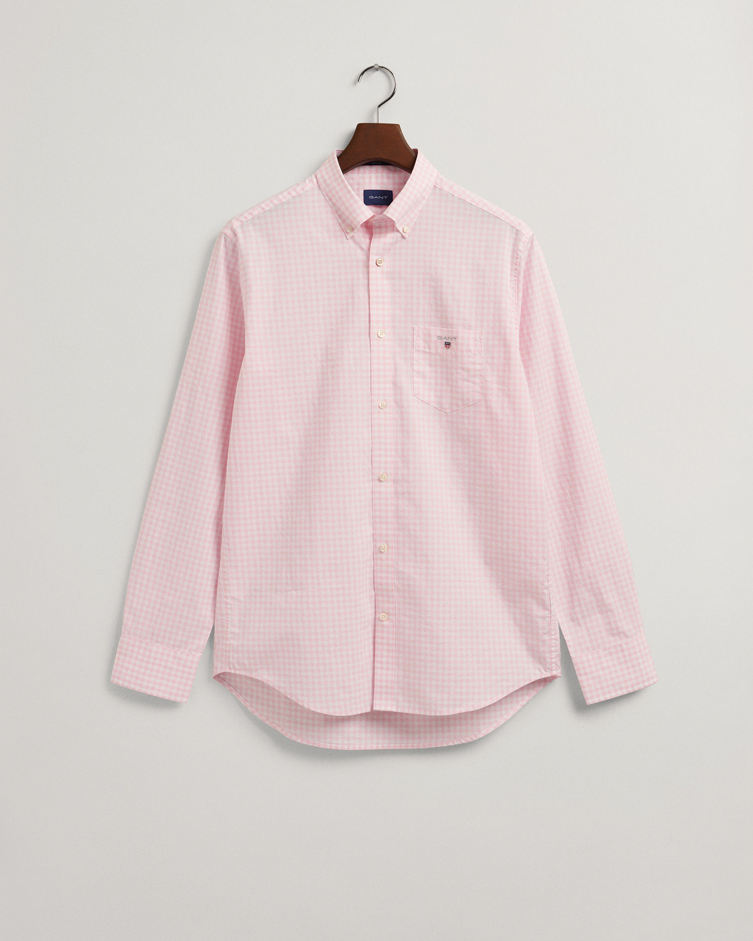 Regular Fit Gingham Broadcloth Shirt