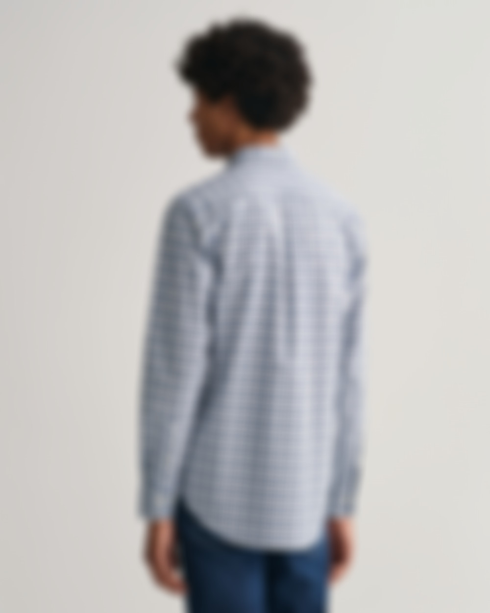 REG POPLIN MICRO CHECK SHIRT