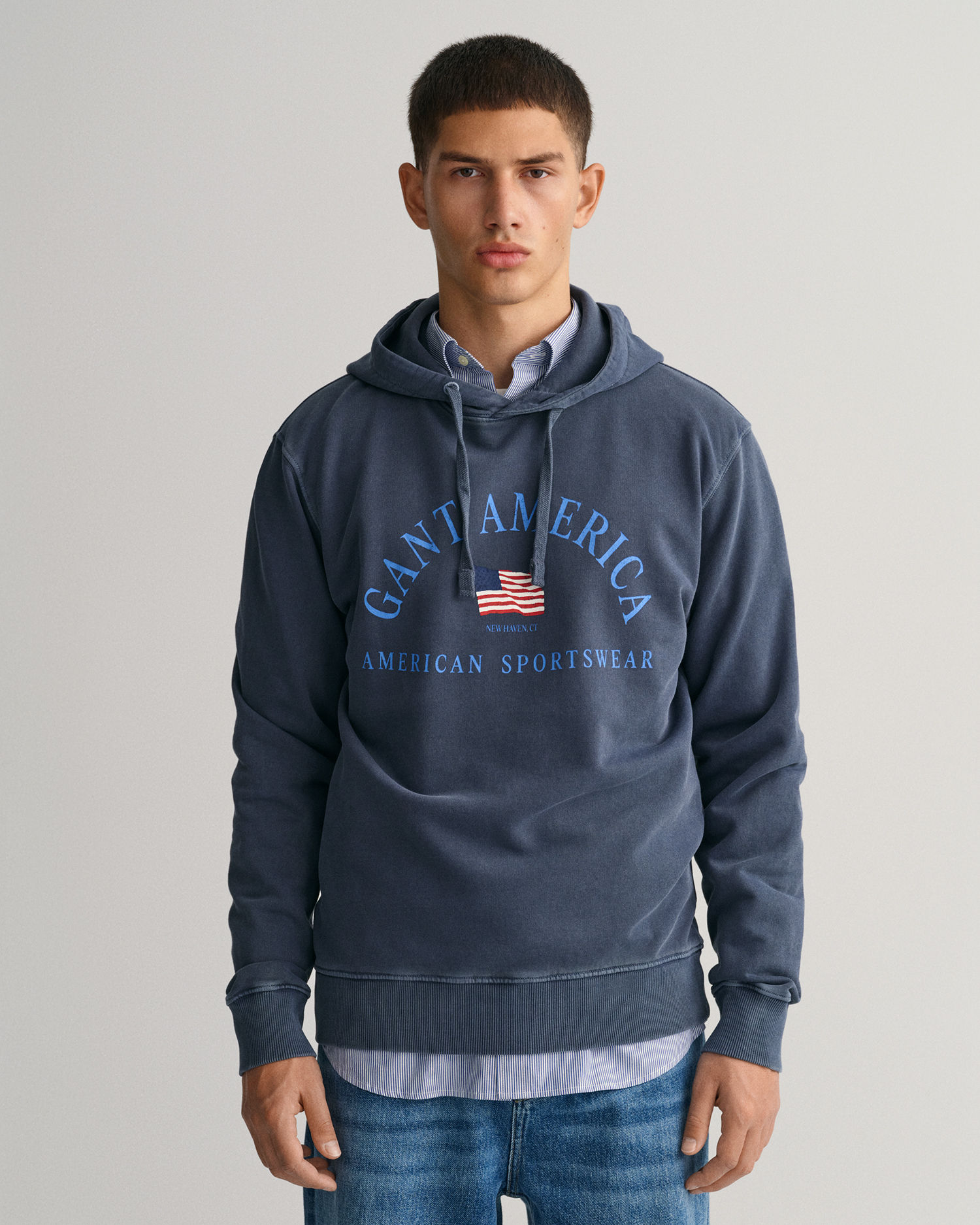 SOLBLEMET GANT USA HOODIE