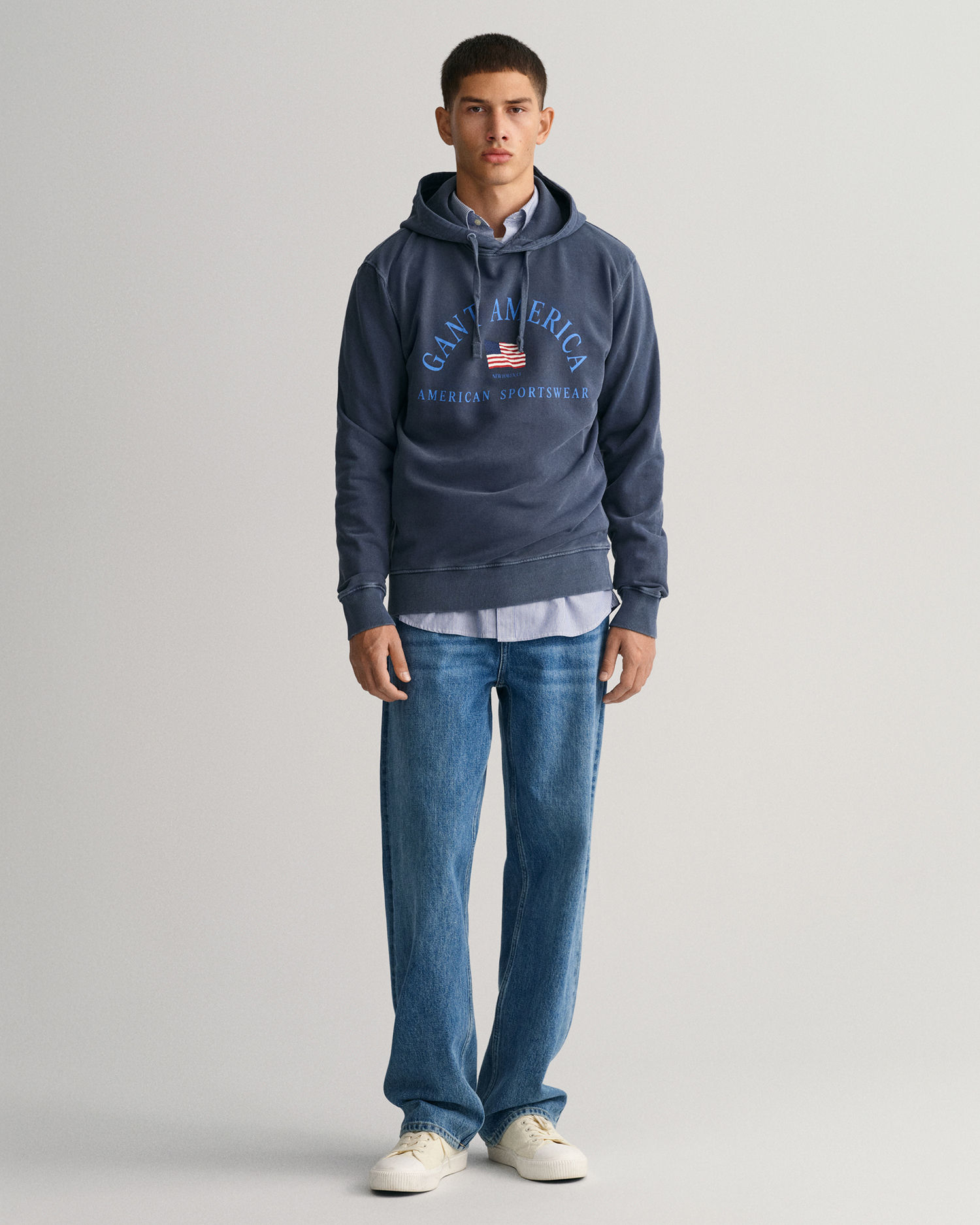 SOLBLEMET GANT USA HOODIE