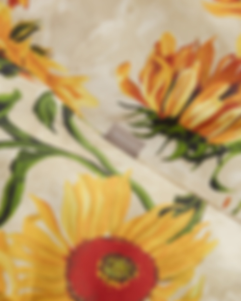 Sunflower Print Enkeltdynetrekk