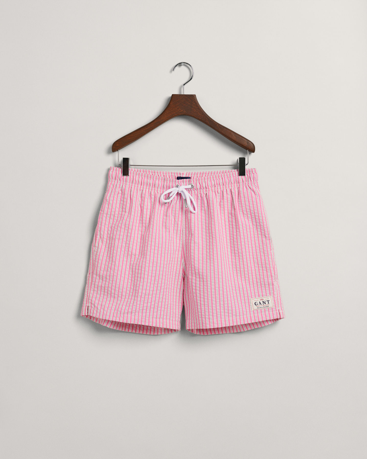 Classic Fit Seersucker Swim Shorts