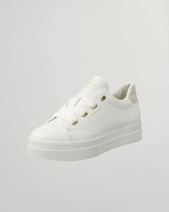 Avona Di GANT – Sneakers Basse Donna In Pelle Color Tortora, Suola In Gomma, Ideali Per Autunno/Inverno (Taglia 41)