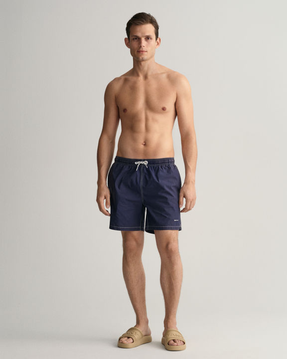 Classic Fit Sunfaded Swim Shorts