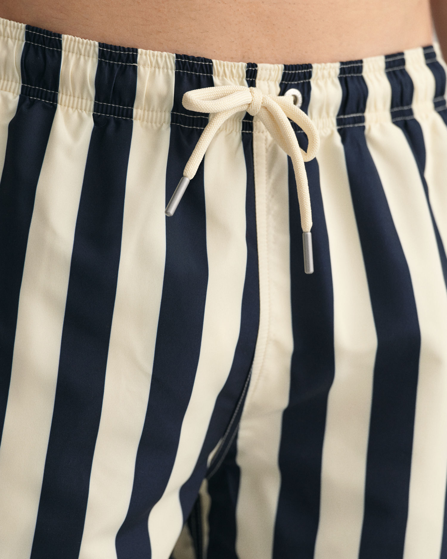 Classic Fit Block Stripe Swim Shorts