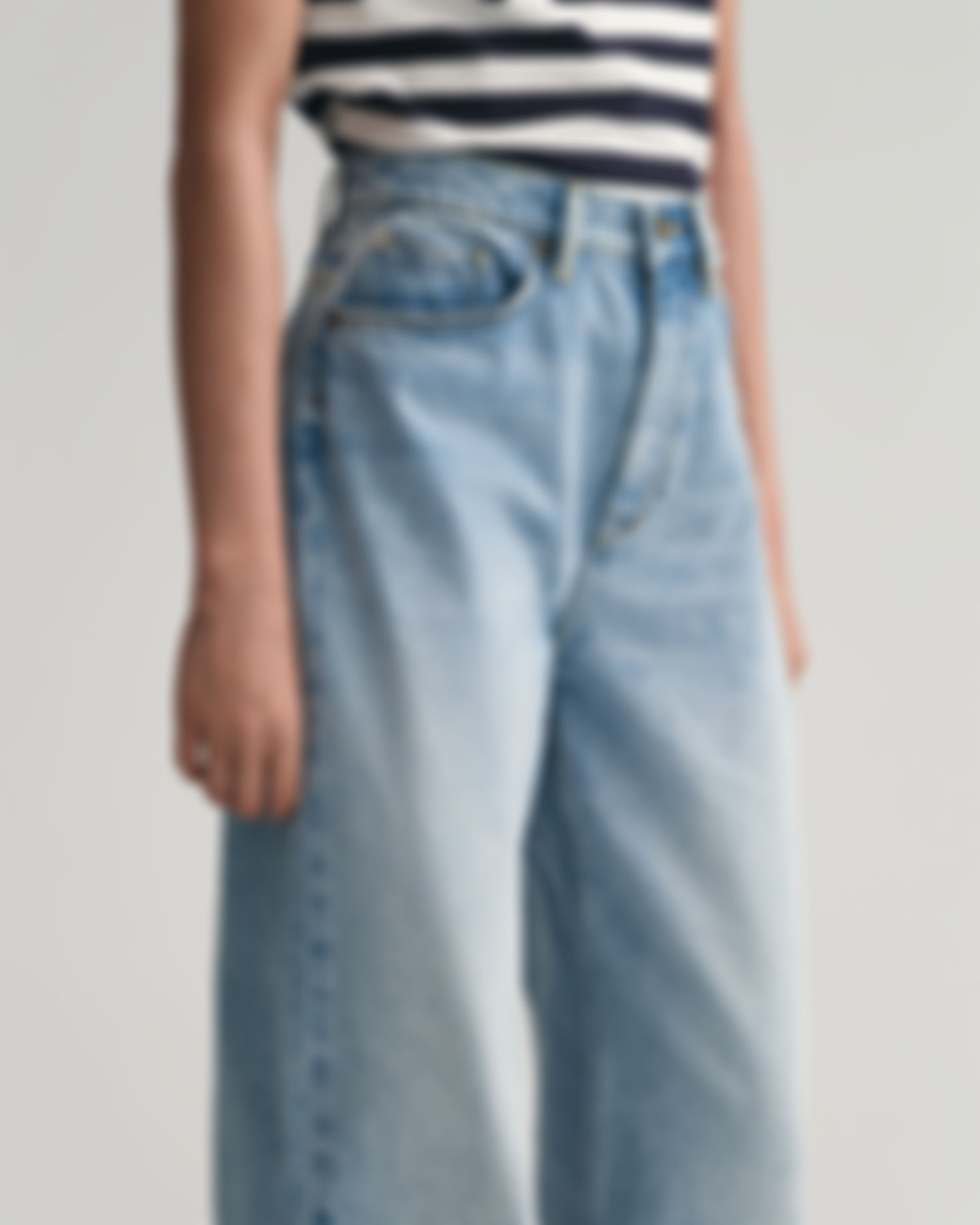 Teen Girls Wide Leg Jeans