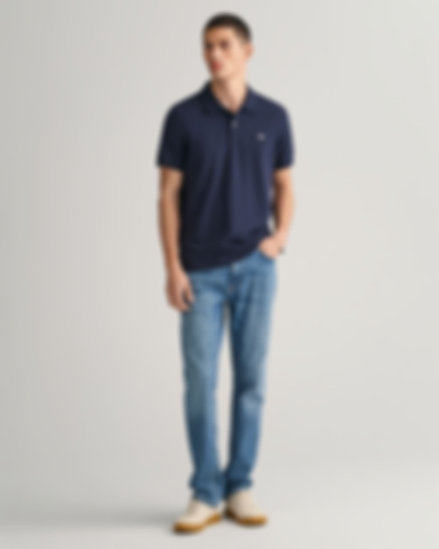 Regular Fit Shield Piqué Polo Shirt 