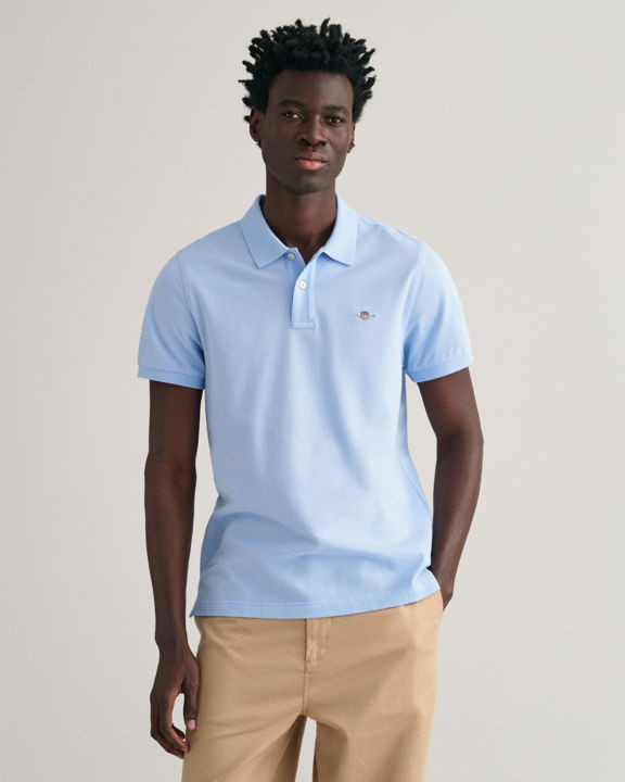 Regular Fit Shield Piqué Polo Shirt 