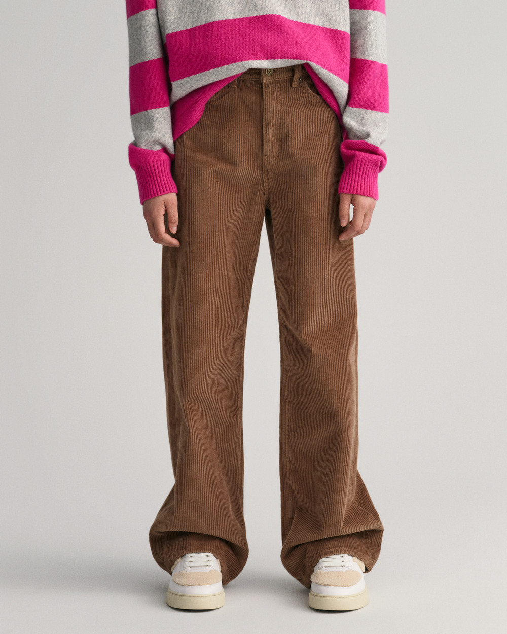 Teen Girls Wide Leg Corduroy-bukser 