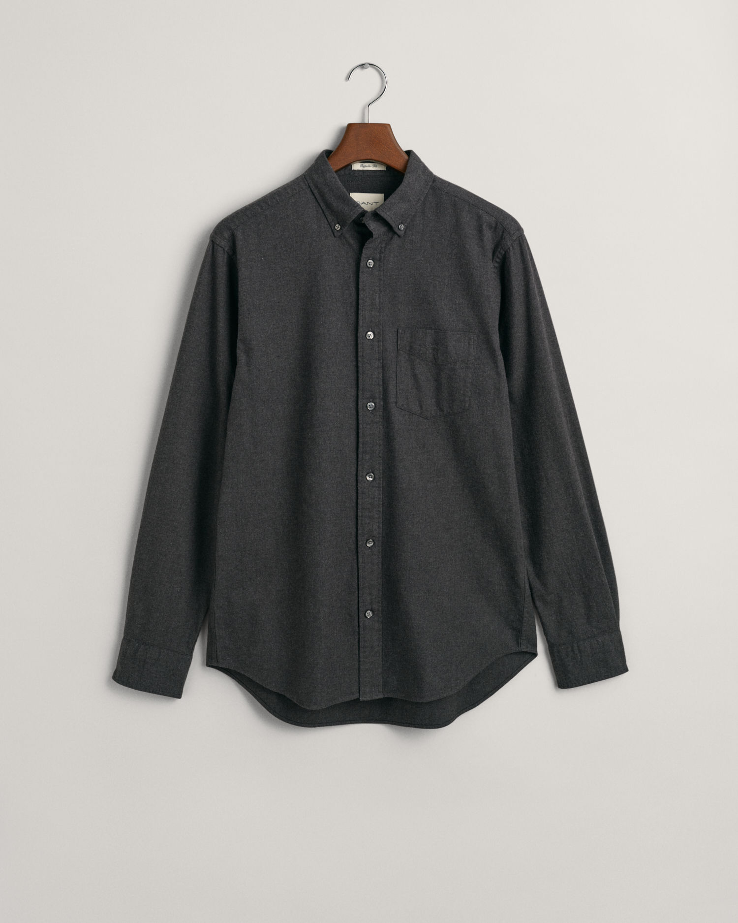 Regular Fit Flanell Melange Shirt 