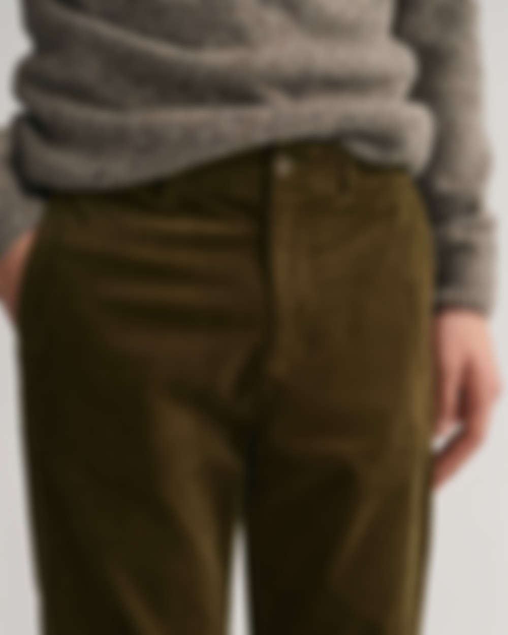 Regular Fit Corduroy Chinos 