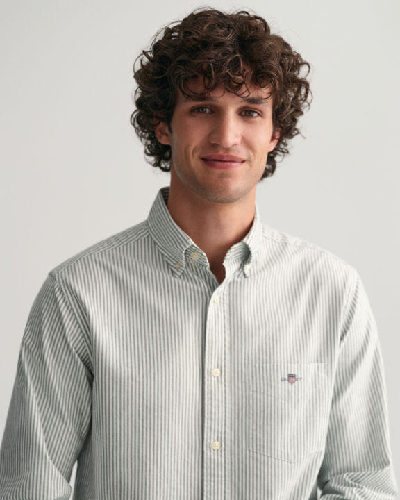 REG OXFORD BANKER STRIPE SHIRT