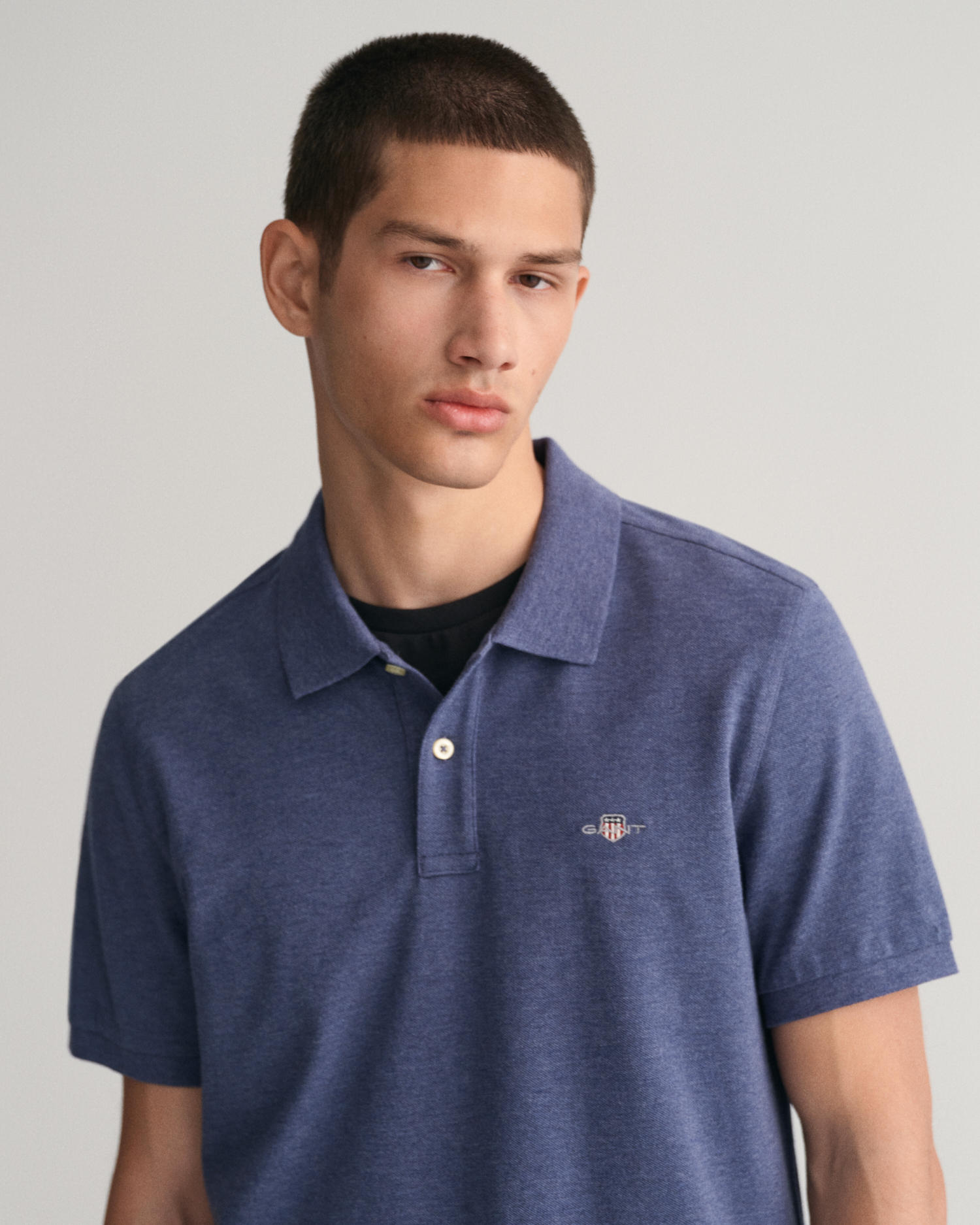 Regular Fit Shield Piqué Polo Shirt 