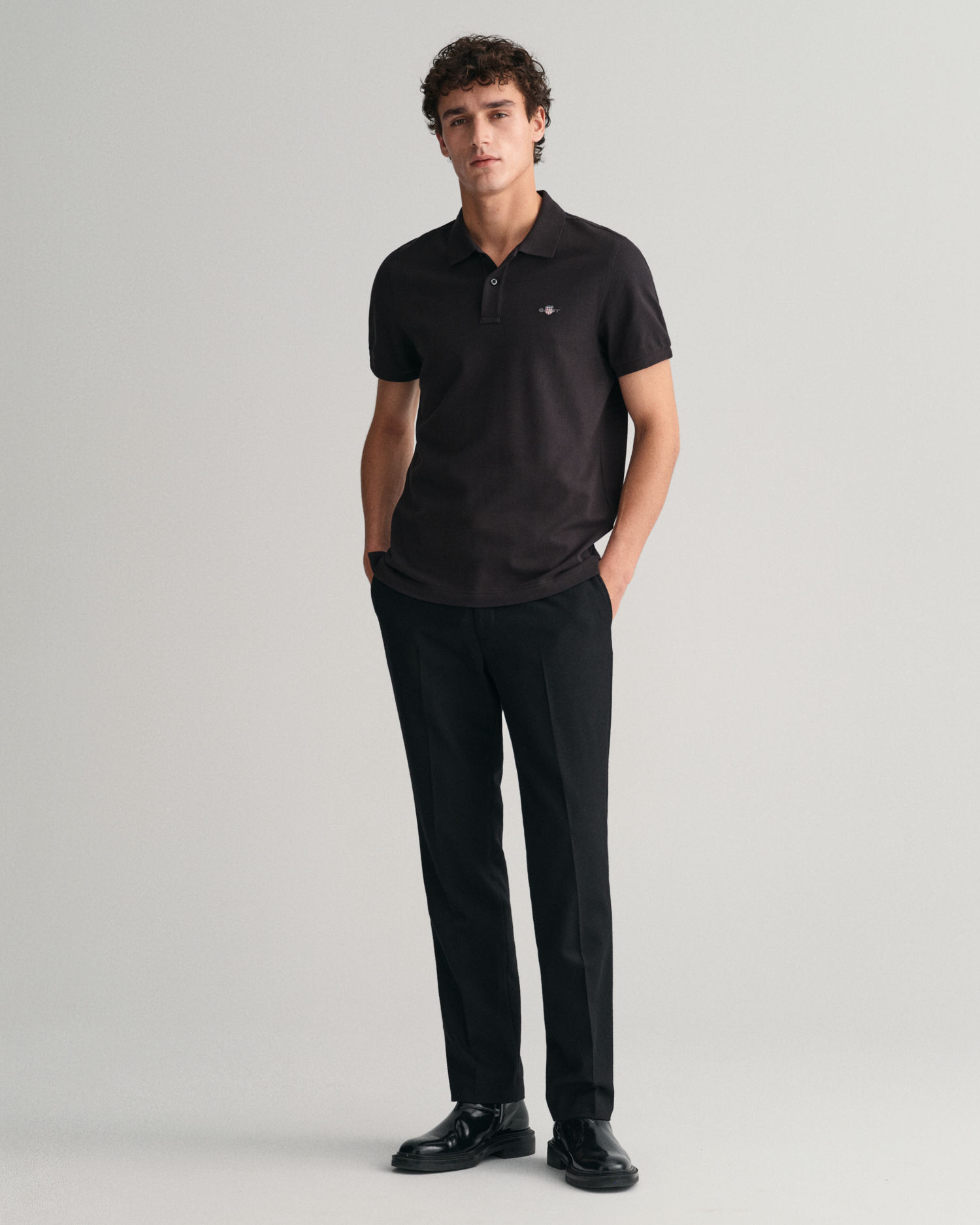 Regular Fit Shield Piqué Polo Shirt 