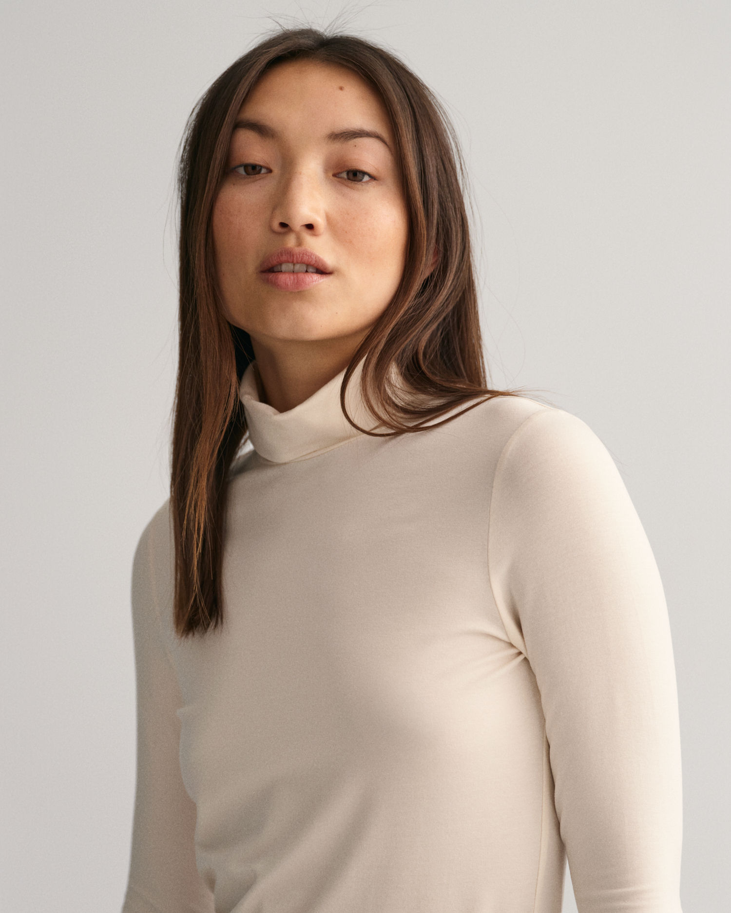 Langermet turtleneck topp 