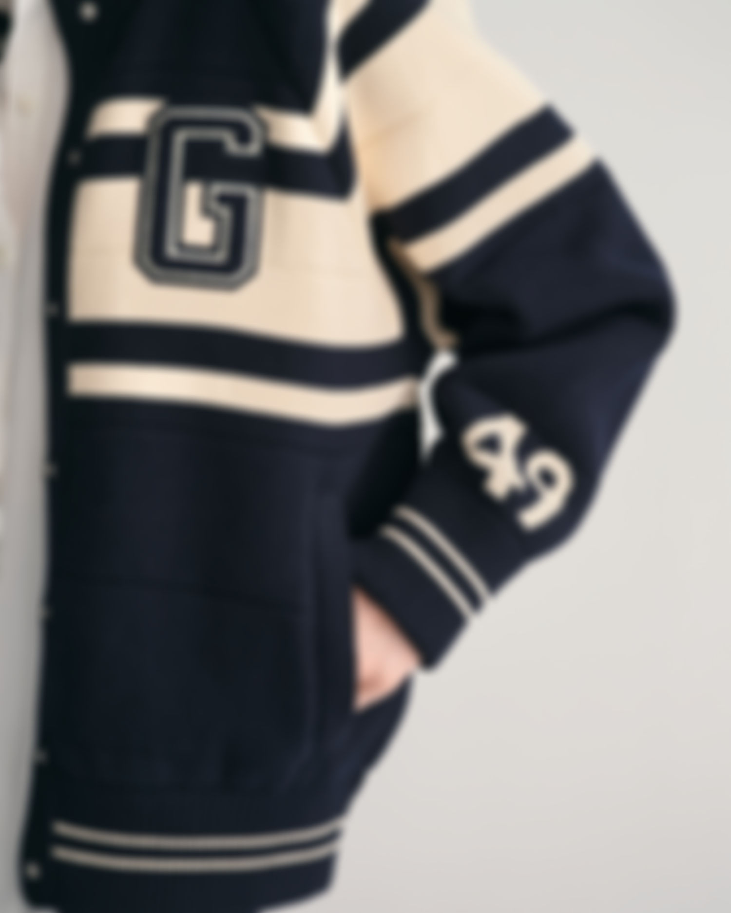 Strikket GANT Varsity Cardigan 