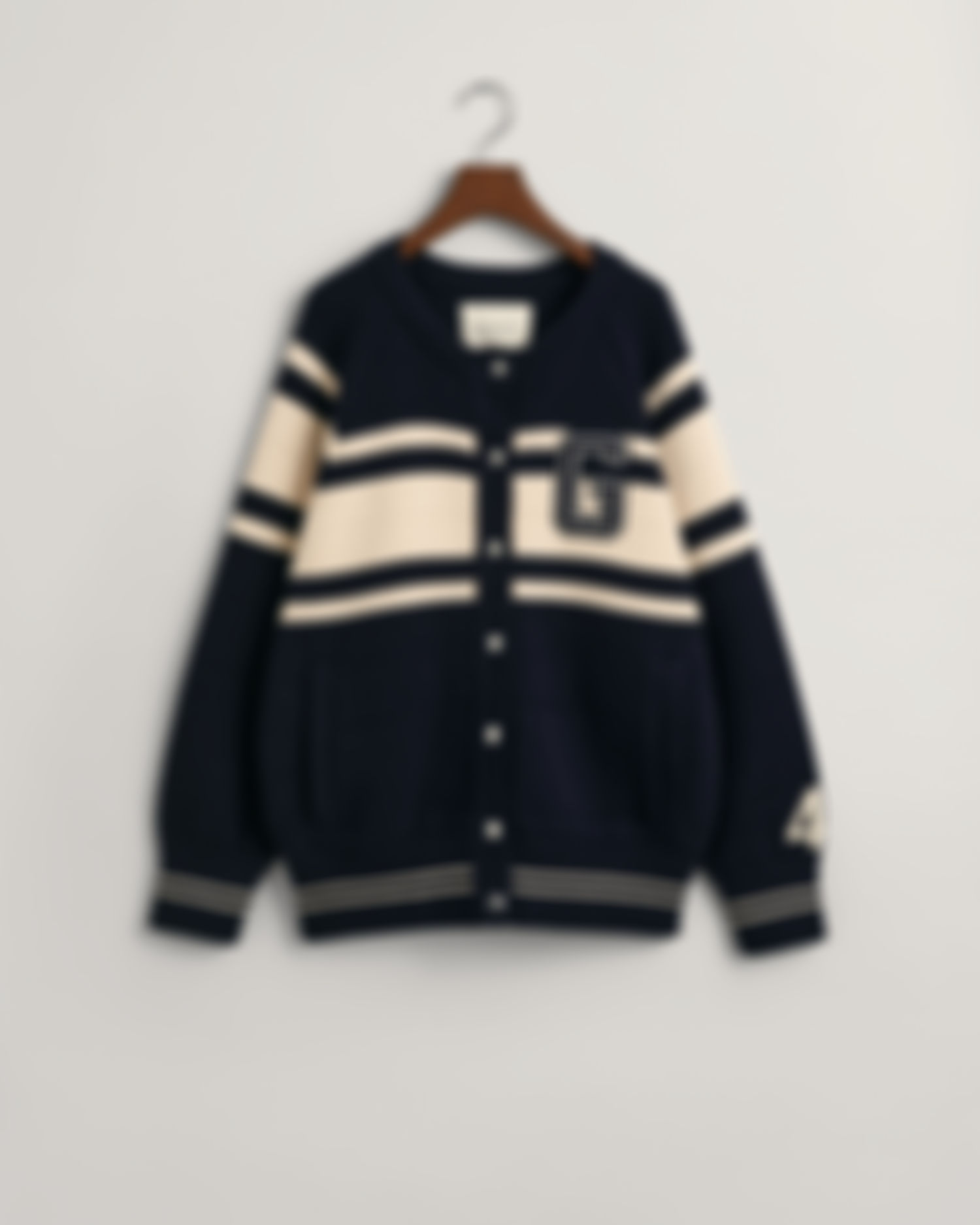 Strikket GANT Varsity Cardigan 