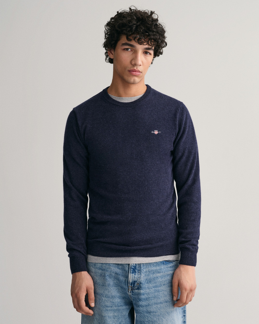 SUPERFINE LAMBSWOOL C-NECK