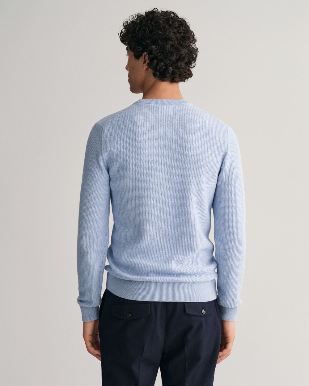 MICRO COTTON TEXTURE C-NECK