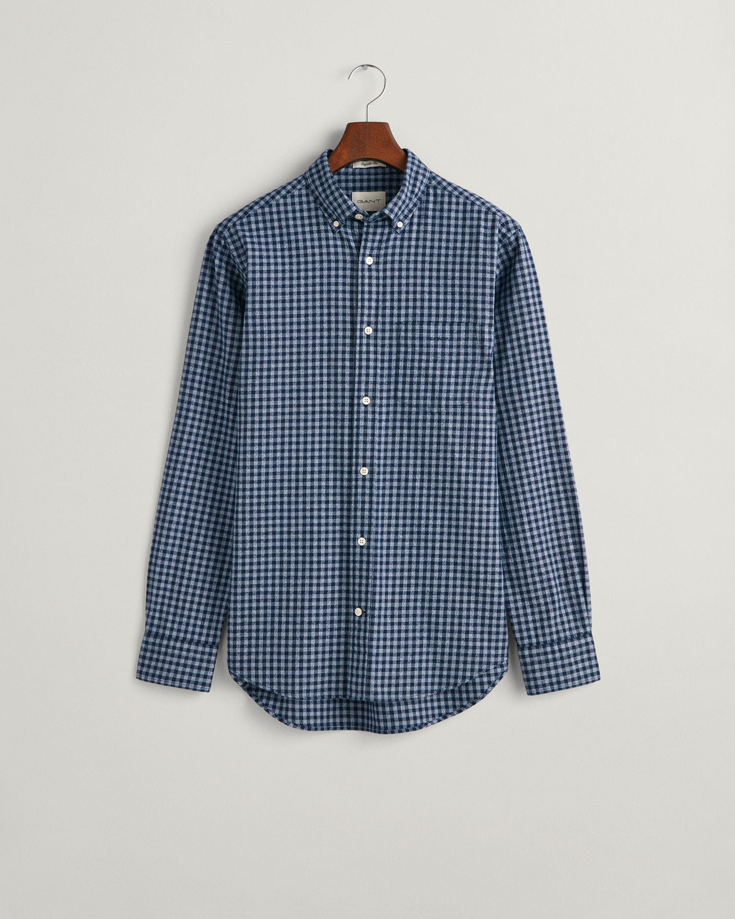 Regular Fit Jaspé Yarn Gingham Shirt 