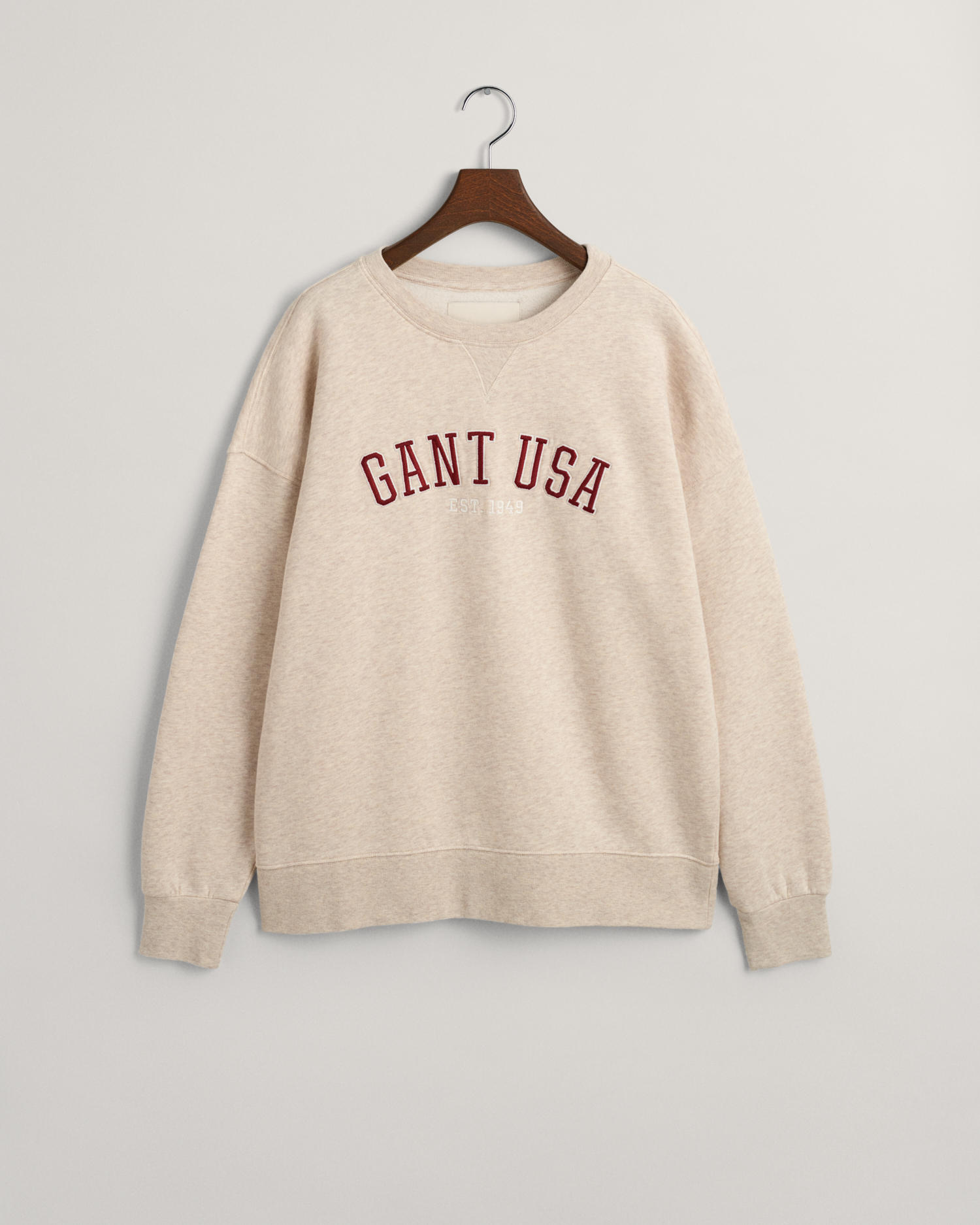 Oversized GANT USA Sweatshirt med rund hals 