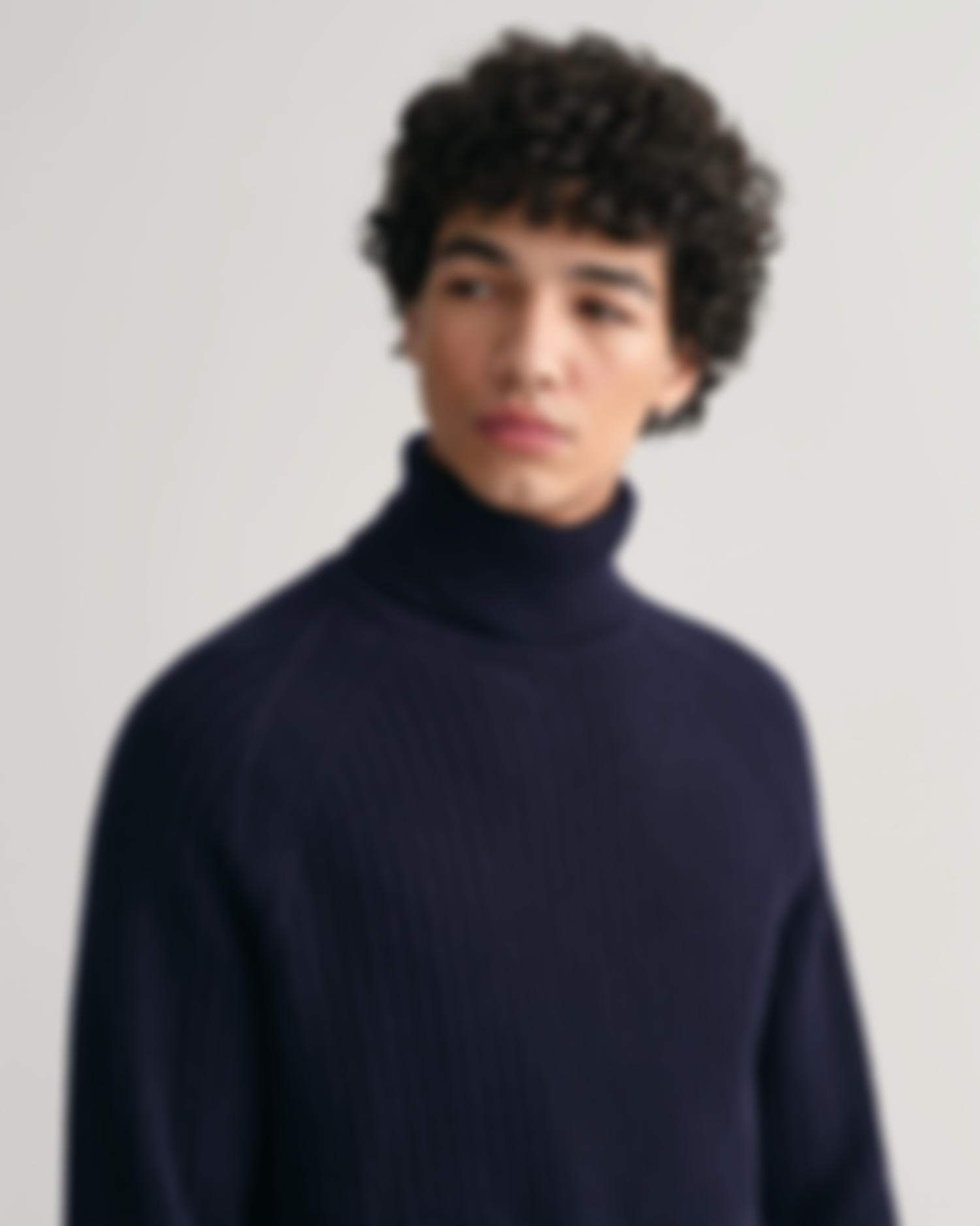 Teksturert turtleneck genser 