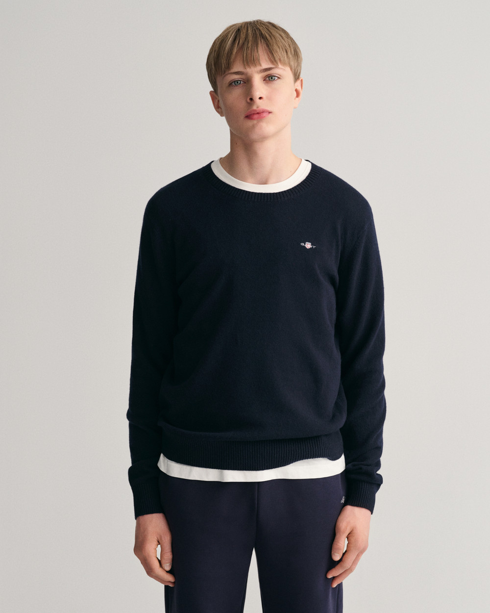 Tenåringer Shield Lambswool Crew Neck Genser 