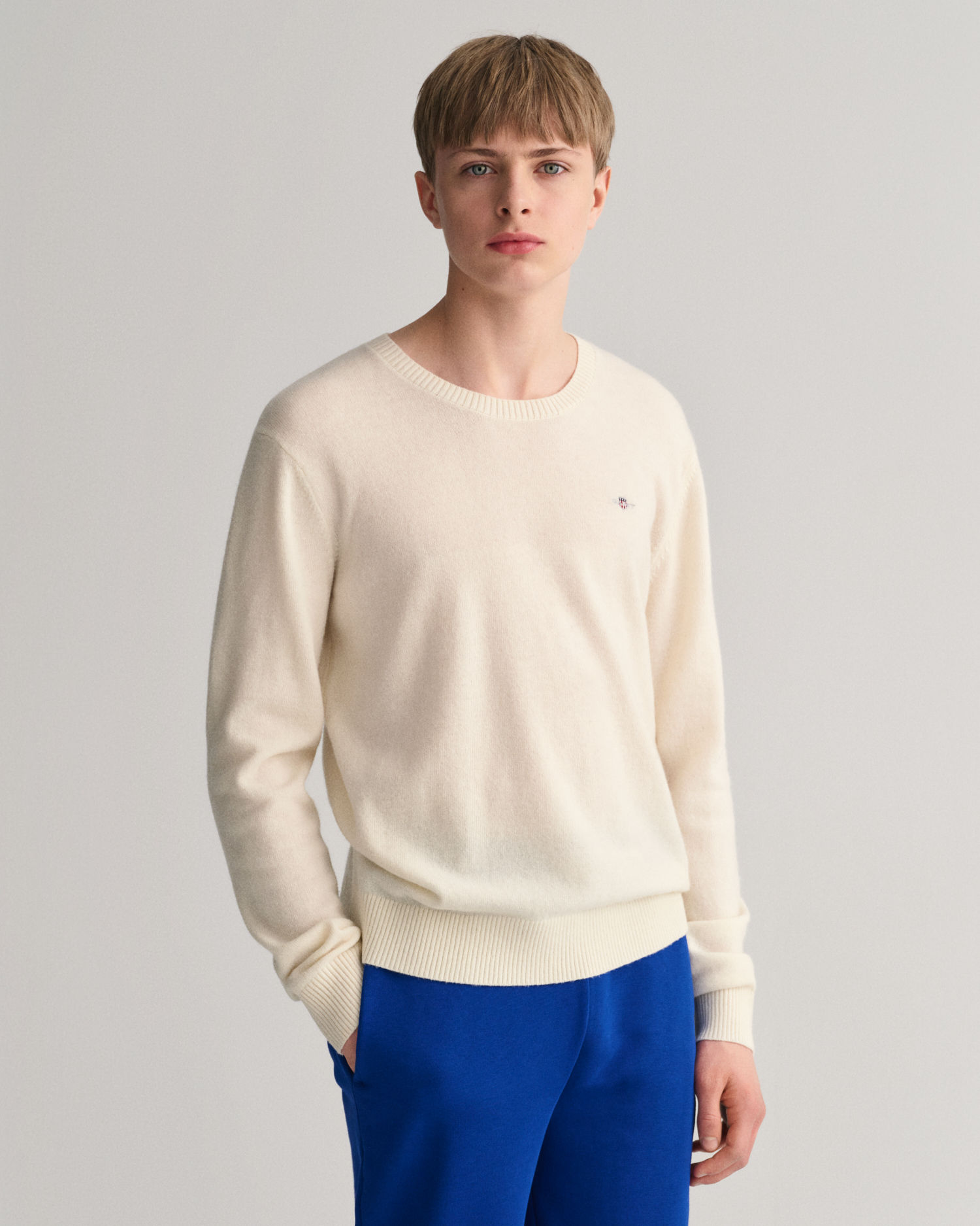 Tenåringer Shield Lambswool Crew Neck Genser 