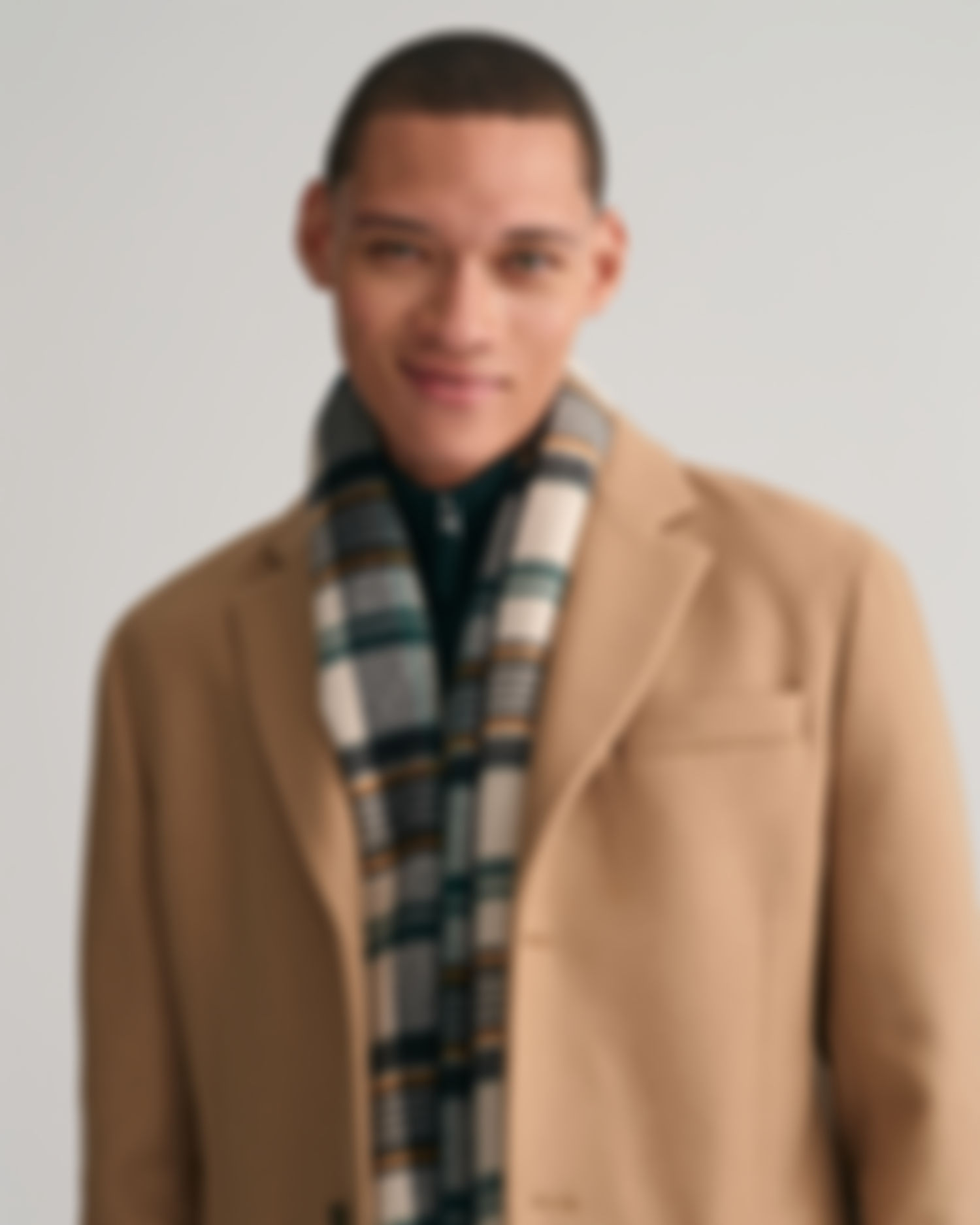 <p>Classic Tailored Fit Wool Topcoat </p>