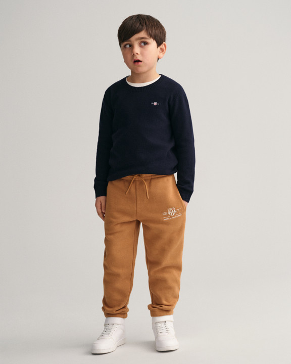 <p>Kids Contrast Shield Pants </p>