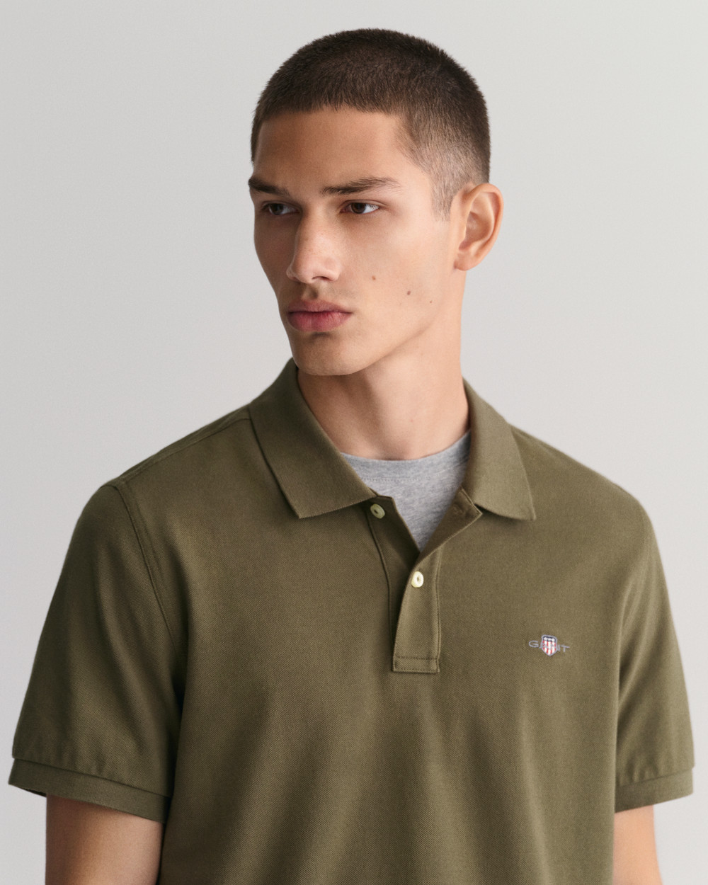 Regular Fit Shield Piqué Polo Shirt 