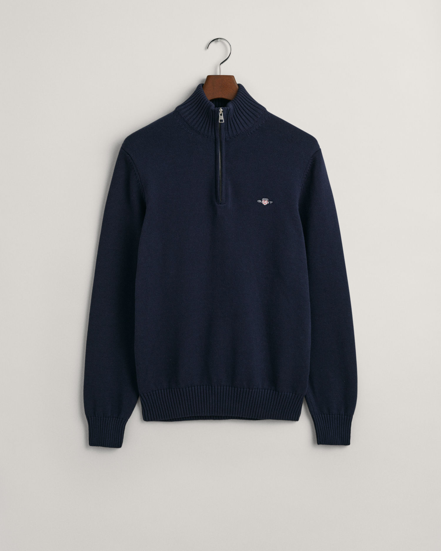 Bomullsgenser med half-zip