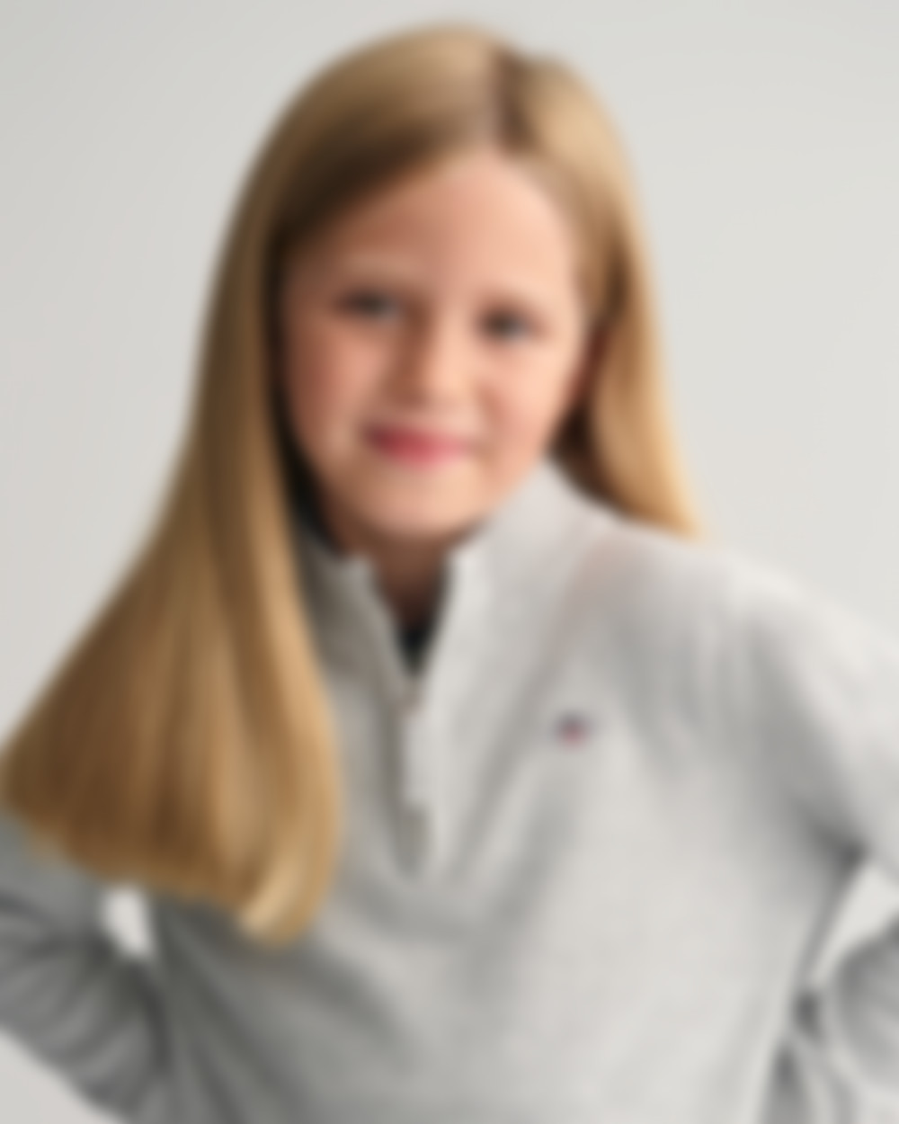 Kids Shield Bomullsgenser med Half-Zip