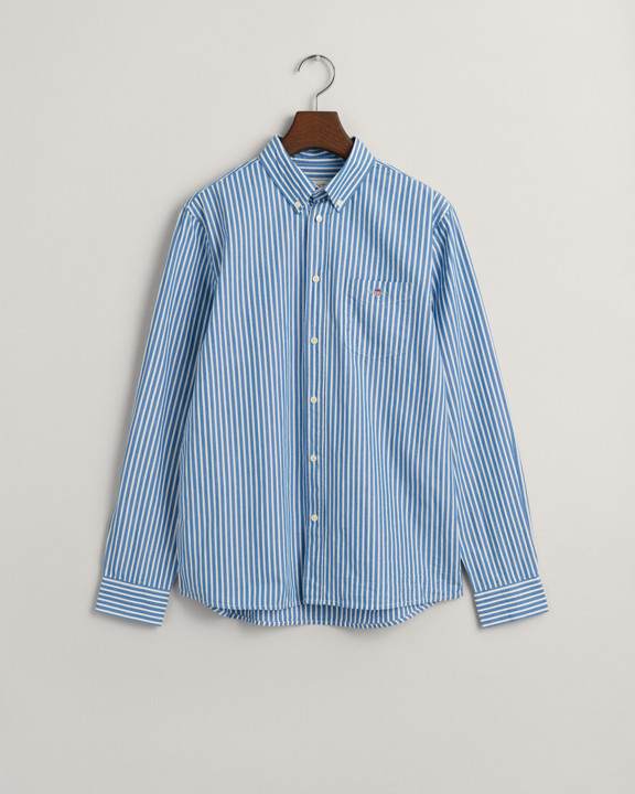 Teens Shield Striped Poplin skjorte