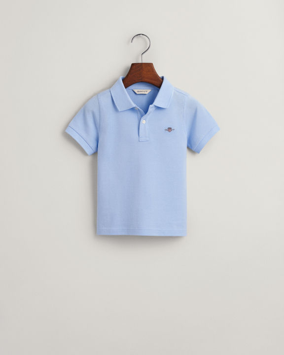 Kids Shield Piqué Polo Shirt