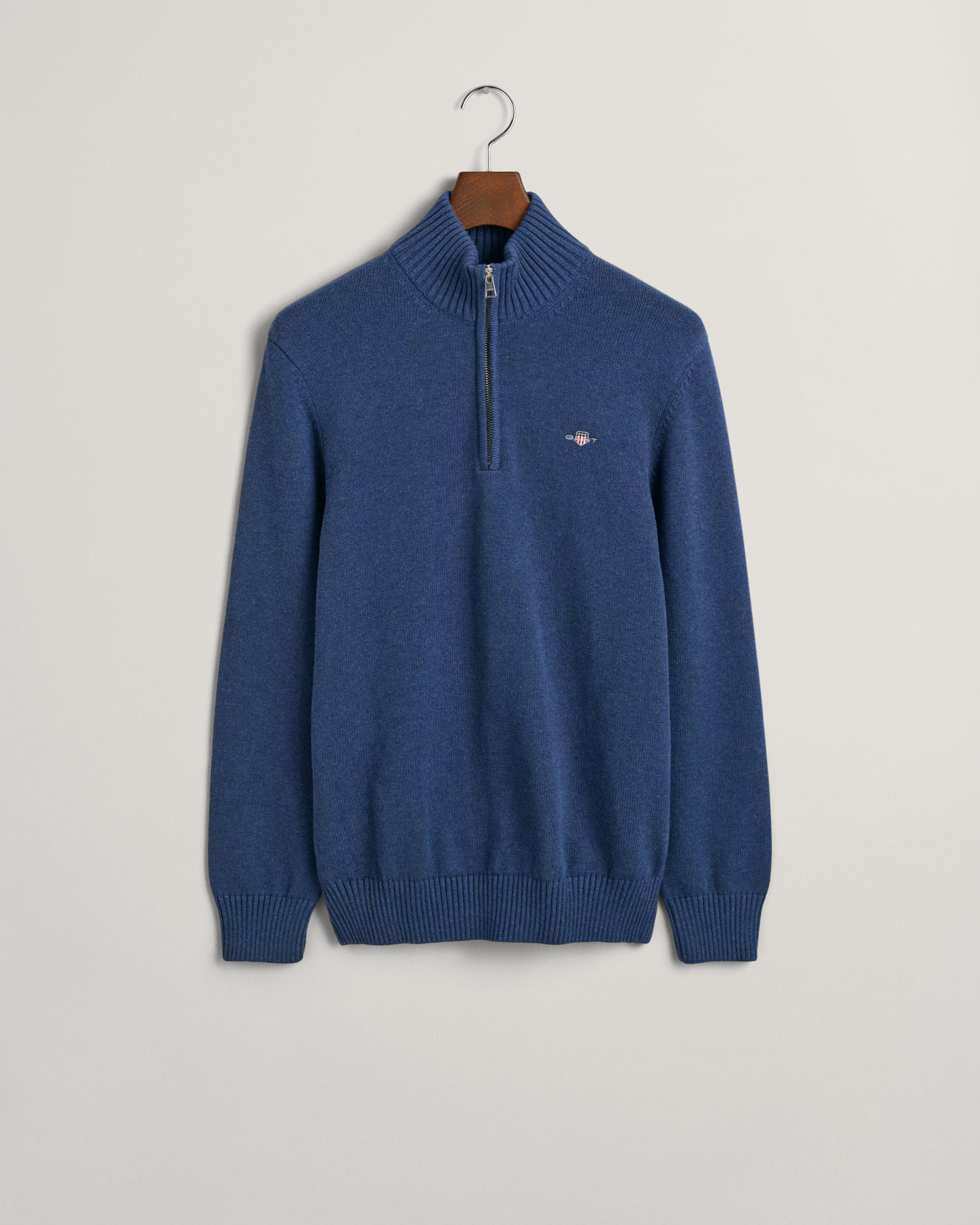 Bomullsgenser med half-zip